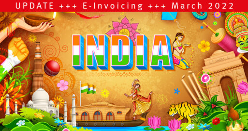 Update India March 2022 - India lowers the mandatory e-invoicing threshold as of April 1, 2022