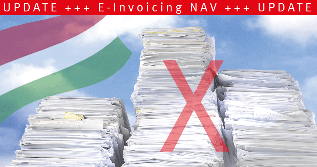 Ungarische Steuerbehörde NAV - wichtige Änderungen der XML-Version 3.0 zum 01.01.2021