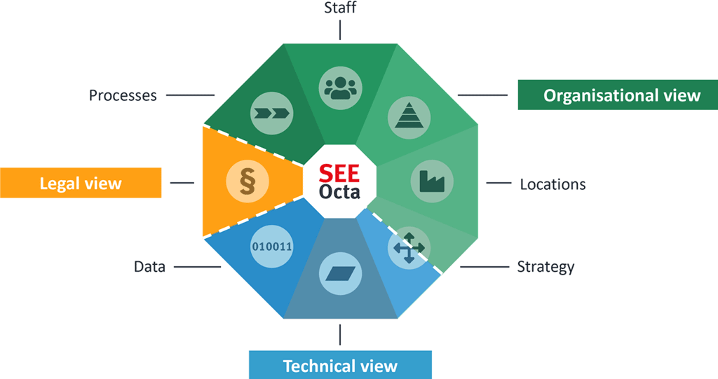 The three views SEEOcta takes in IT project management
