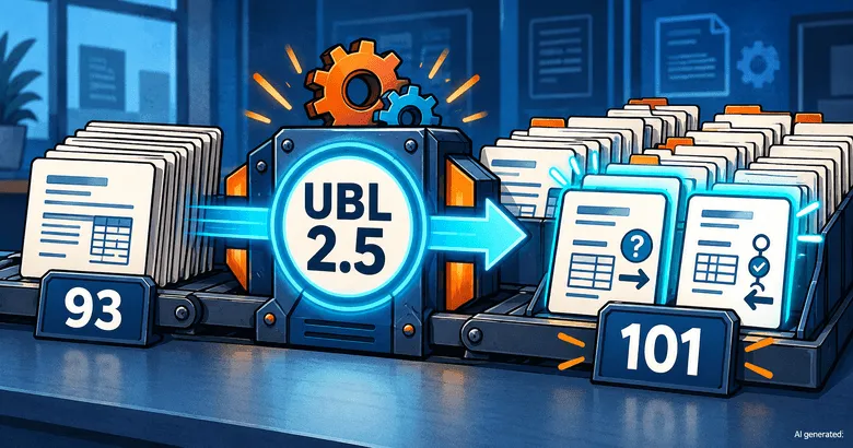 Read more about the article What UBL 2.5 Brings to E-Invoicing
